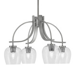Cavella 4 Light Medium Chandelier by Toltec 3924-4819 - 3924-4819