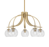 Cavella 5 Light Large Chandelier by Toltec 3925-4102 - 3925-4102