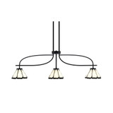 Cavella 3 Light Small Island Pendant 12 Inch Tall by Toltec - 3936-MB-9125