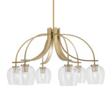 Cavella 6 Light Large Chandelier by Toltec 3926-4810 - 3926-4810