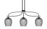 Cavella 3 Light Small Island Pendant 39.75 Inch Length by Toltec - 3936-MB-4902