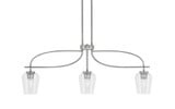 Cavella 3 Light Island Pendant 37.25 Inch Length by Toltec - 3936-210
