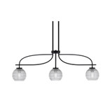 Cavella 3 Light Small Island Pendant 13 Inch Tall by Toltec - 3936-MB-5110