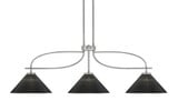Cavella 3 Light Medium Island Pendant 44.5 Inch Length by Toltec - 3936-4009
