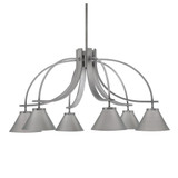 Cavella 6 Light Large Chandelier by Toltec 3926-421