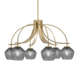 Cavella 6 Light Large Chandelier by Toltec 3926-4622 - 3926-4622