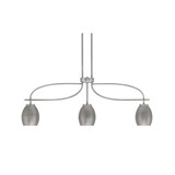 Cavella 3 Light Metal Shade Island Pendant 37.25 Inch Length by Toltec - 3936-426