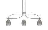 Cavella 3 Light Metal Shade Island Pendant 37.25 Inch Length by Toltec - 3936-426