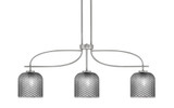 Cavella 3 Light Small Island Pendant 39.5 Inch Length by Toltec - 3936-4912