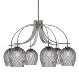 Cavella 6 Light Large Chandelier by Toltec 3926-4902 - 3926-4902