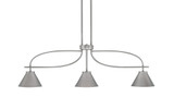 Cavella 3 Light Small Island Pendant 38.75 Inch Length by Toltec - 3936-421