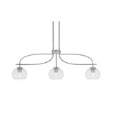 Cavella 3 Light Small Island Pendant 39.25 Inch Length by Toltec - 3936-212