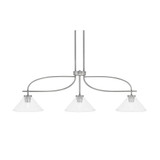 Cavella 3 Light Small Island Pendant 42.25 Inch Length by Toltec - 3936-314