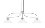 Cavella 3 Light Small Island Pendant 42.25 Inch Length by Toltec - 3936-314
