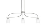 Cavella 3 Light Island Pendant 36.75 Inch Length by Toltec - 3936-461