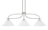 Cavella 3 Light Medium Island Pendant 45.25 Inch Length by Toltec - 3936-2122