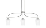 Cavella 3 Light Island Pendant 37 Inch Length by Toltec - 3936-4253