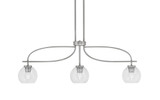 Cavella 3 Light Island Pendant 38.25 Inch Length by Toltec - 3936-4109