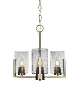Atlas 3 Light Mini Chandelier by Toltec 4503-13145 - 4503-13145