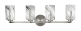 Atlas 4 Light Vanity Light 29 Inch Length by Toltec - 4514-GP-3009