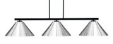 Atlas 3 Light Oversized Island Pendant 49.75 Inch Length by Toltec - 4523-MB-420-CH