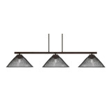 Atlas 3 Light Medium Island Pendant 50 Inch Length by Toltec - 4523-MB-808