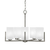 Atlas 5 Light Chandelier 17.5 Inch Tall and 20 Inch Wide by Toltec - 4505-GP-541