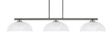 Atlas 3 Light Medium Island Pendant 49.25 Inch Length by Toltec - 4523-MB-540