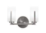 Atlas 2 Light Bath Vanity 9 Inch Tall and 12.5 Inch Length by Toltec - 4512-MB-541