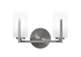 Atlas 2 Light Bath Vanity 9 Inch Tall and 12.5 Inch Length by Toltec - 4512-MB-541