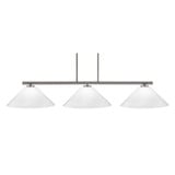 Atlas 3 Light Large Kitchen Bar Pendant 52.5 Inch Length by Toltec - 4523-16-525-825