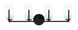 Atlas 4 Light Bath Vanity 9 Inch Tall and 28.5 Inch Length by Toltec - 4514-NAB-541