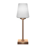 Luna 1 Light Table Lamp 18 Inches Tall and 6 Inches Wide by Toltec - 54-618