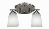 Zilo 2 Light Vanity Light 13.5 Inch Length by Toltec - 552--95-135