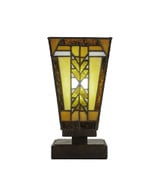 Luna 1 Light Table Lamp 8.5 Inches Tall and 5 Inches Wide by Toltec - 52-585