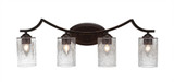 Zilo 4 Light Vanity Light 29.75 Inch Length by Toltec - 554--975-2975