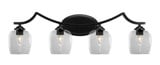 Zilo 4 Light Vanity Light 32 Inch Length by Toltec - 554-32-1025-8