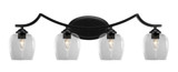 Zilo 4 Light Vanity Light 32 Inch Length by Toltec - 554-32-1025-8