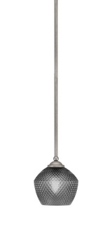 Zilo 1 Light Steel Stem Hung Small Pendant by Toltec - 560-GP-4622