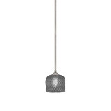 Zilo 1 Light Stem Hung Small Pendant 6.5 Inch Tall by Toltec - 560-GP-4612