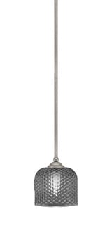 Zilo 1 Light Stem Hung Small Pendant 6.5 Inch Tall by Toltec - 560-GP-4612