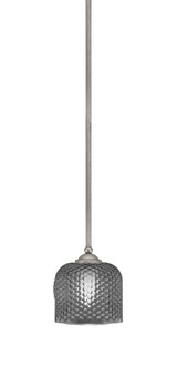 Zilo 1 Light Stem Hung Small Pendant 6.5 Inch Tall by Toltec - 560-GP-4612