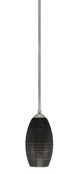 Zilo 1 Light Stem Hung Mini Pendant 10.75 Inch Tall by Toltec - 560-MB-4042