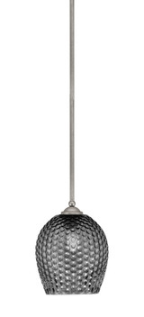 Zilo 1 Light Stem Hung Small Pendant 9.5 Inch Tall by Toltec - 560-MB-4902