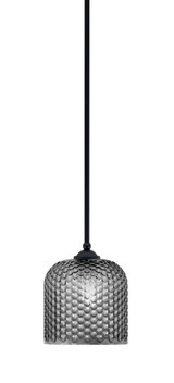 Zilo 1 Light Stem Hung Small Pendant 8.5 Inch Tall by Toltec - 560-MB-4912