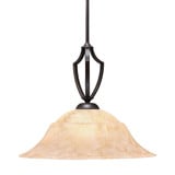 Zilo 1 Light Large Pendant 20 Inch Wide by Toltec - 562-20-175-