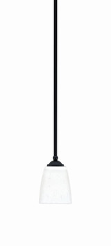 Zilo 1 Light Stem Hung Mini Pendant 6.5 Inch Tall by Toltec - 560-MB-460