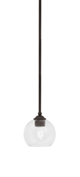 Zilo 1 Light Stem Hung Mini Pendant 6.25 Inch Tall by Toltec - 560-MB-4100