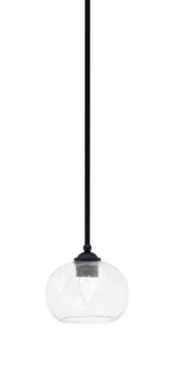 Zilo 1 Light Steel Stem Hung Small Pendant 6.5 Inch Tall by Toltec - 560-MB-202