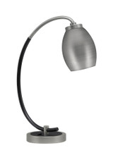 1 Light Desk Lamp 18.25 Inches Tall and 14.75 Inches Wide by Toltec  - 57-GPMB-426-MB